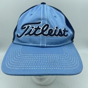 Titleist Golf Hat Cap Strapback Adjustable Blue/Navy‎ Knit Embroidered EUC